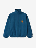 Mets Suede Fleece Modern Half Zip
