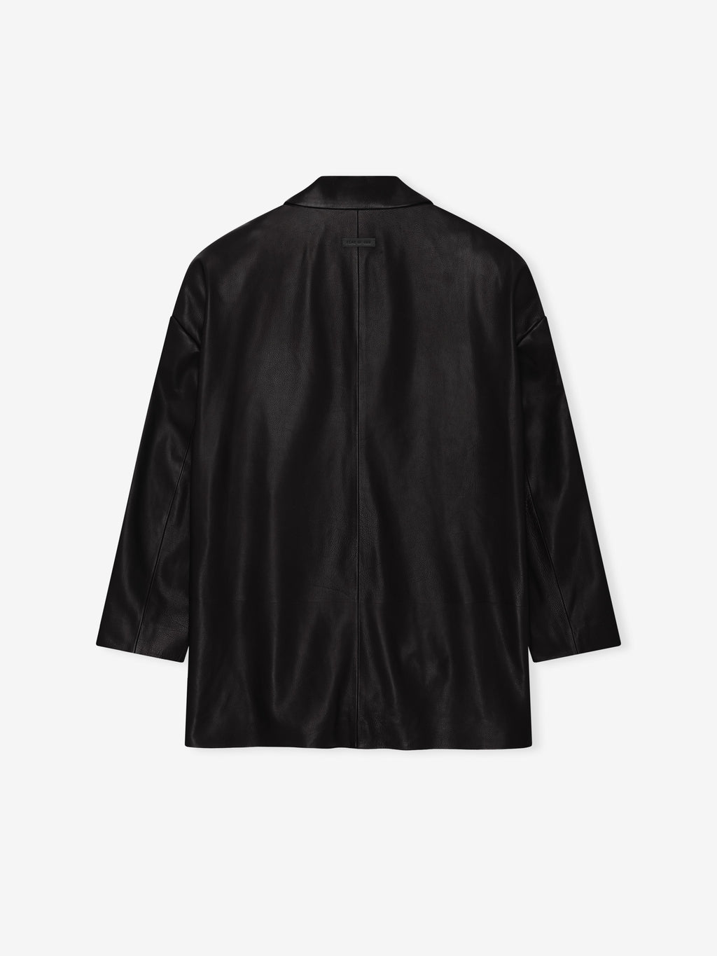 Leather Relaxed Blazer